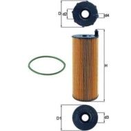 Filtro olio OX 196/3D KNECHT per AUDI VW PORSCHE