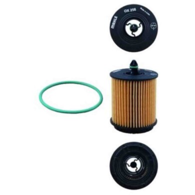 OX258D_2.JPG Filtro olio OX 258D KNECHT per OPEL FIAT CHEVROLET ALFA ROMEO SAAB CADILLAC