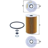 Filtro olio OX 351D KNECHT per HYUNDAI KIA