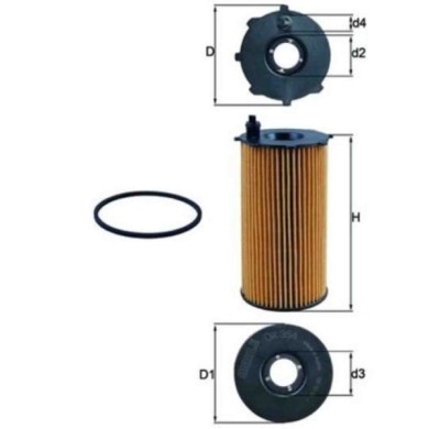 NEUTRO.jpg Filtro olio OX 354D KNECHT per JEEP DODGE