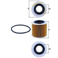 Filtro olio OX 360D KNECHT per VW SEAT SKODA