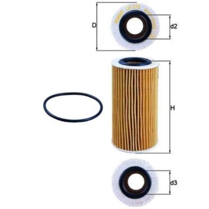 NEUTRO.jpg Filtro olio OX 370D KNECHT per FORD VOLVO