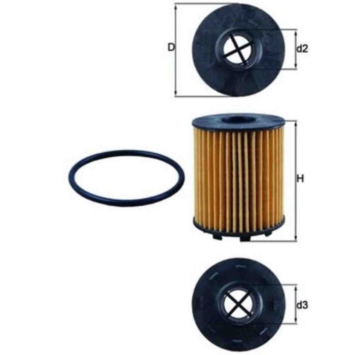 NEUTRO.jpg Filtro olio OX 371D KNECHT per PEUGEOT CITROEN FORD OPEL FIAT JEEP SUZUKI LANCIA