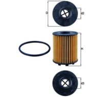 Filtro olio OX 371D KNECHT per PEUGEOT CITROEN FORD OPEL FIAT JEEP SUZUKI LANCIA