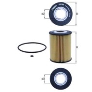 Filtro olio OX 380D KNECHT per MERCEDES-BENZ JEEP CHRYSLER