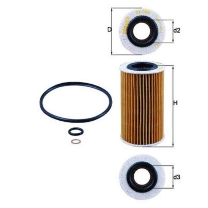 NEUTRO.jpg Filtro olio OX 384D KNECHT per JEEP HYUNDAI KIA CHRYSLER
