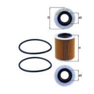 Filtro olio OX 386D KNECHT per OPEL FIAT SUZUKI ALFA ROMEO SAAB CADILLAC