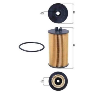 NEUTRO.jpg Filtro olio OX 401D KNECHT per OPEL FIAT CHEVROLET ALFA ROMEO SAAB