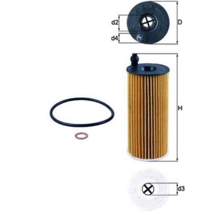 NEUTRO.jpg Filtro olio OX 404D KNECHT per BMW TOYOTA MINI