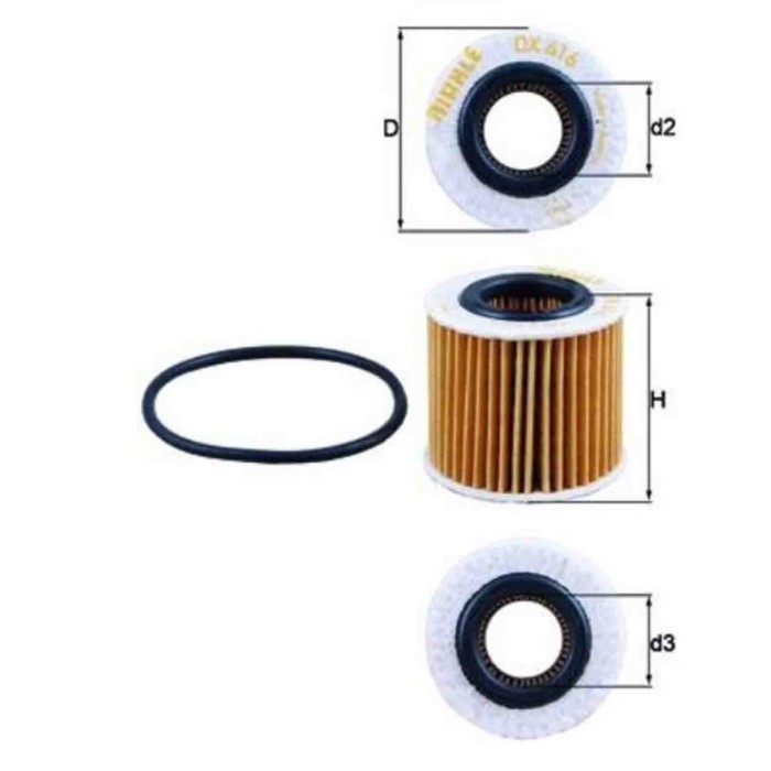 NEUTRO.jpg Filtro olio OX 416D1 KNECHT per TOYOTA LEXUS LOTUS