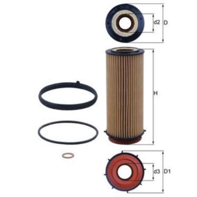 NEUTRO.jpg Filtro olio OX 560D KNECHT per BMW