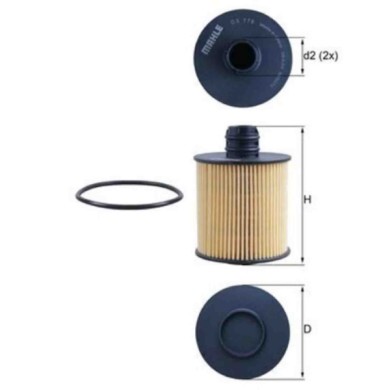 NEUTRO.jpg Filtro olio OX 779D KNECHT per OPEL FIAT JEEP SUZUKI ALFA ROMEO LANCIA