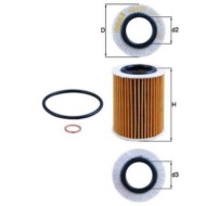 Filtro olio OX 825D KNECHT per BMW