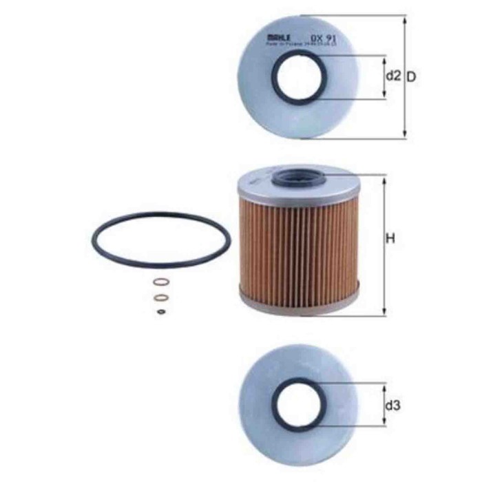 NEUTRO.jpg Filtro olio OX 91D KNECHT per BMW BERTONE