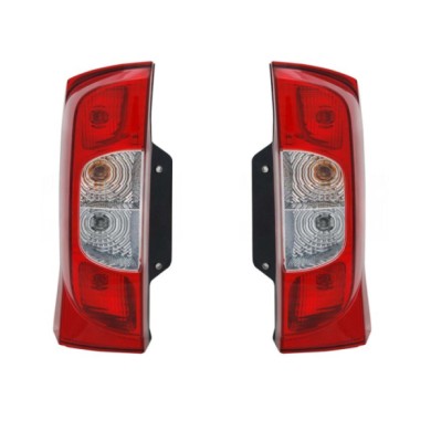 FT9074153_FT9074154_1.jpg Coppia Fanali Posteriori Destro + Sinistro Senza Porta Lampada Per Citroen Nemo Dal 2008 Al 2016
