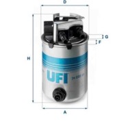 Filtro carburante 24.095.01 UFI per RENAULT NISSAN