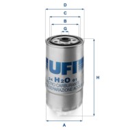 Filtro carburante 24.H2O.01 UFI per JEEP IVECO