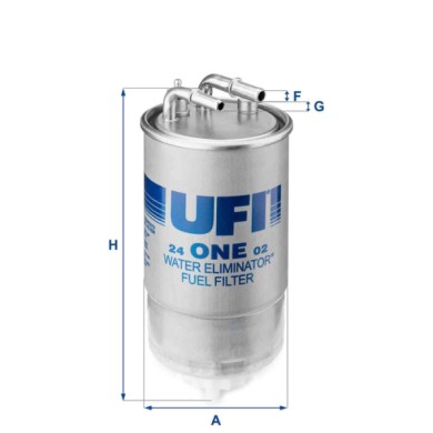 NEUTRO.jpg Filtro carburante 24.ONE.02 UFI per OPEL