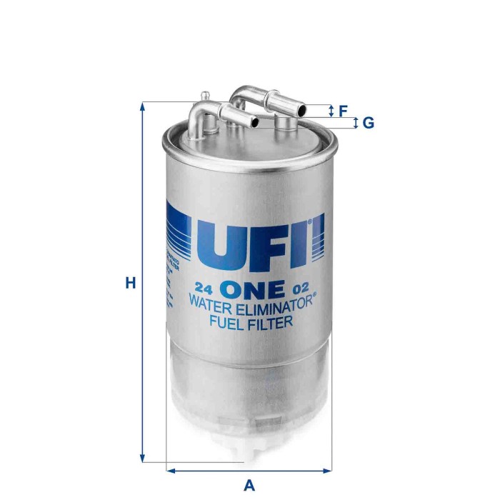 NEUTRO.jpg Filtro carburante 24.ONE.02 UFI per OPEL