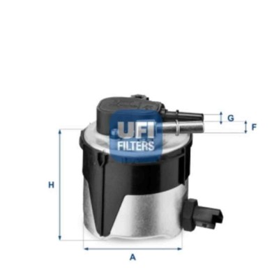 NEUTRO.jpg Filtro carburante 55.170.00 UFI per FORD VOLVO MAZDA