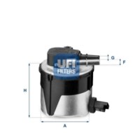 NEUTRO.jpg Filtro carburante 55.170.00 UFI per FORD VOLVO MAZDA