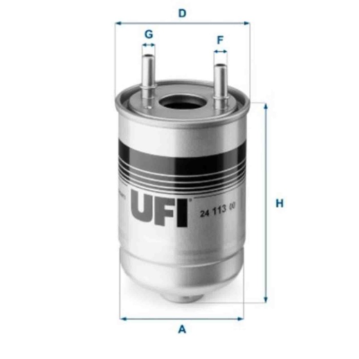 NEUTRO.jpg Filtro carburante 24.113.00 UFI per RENAULT SUZUKI