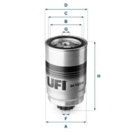 Filtro carburante 24.123.00 UFI per HYUNDAI KIA