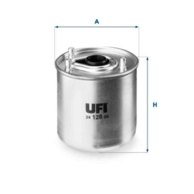 NEUTRO.jpg Filtro carburante 24.128.00 UFI per FORD VOLVO MAZDA