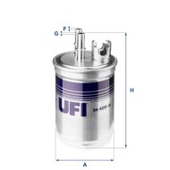 Filtro carburante 24.409.00 UFI per FORD