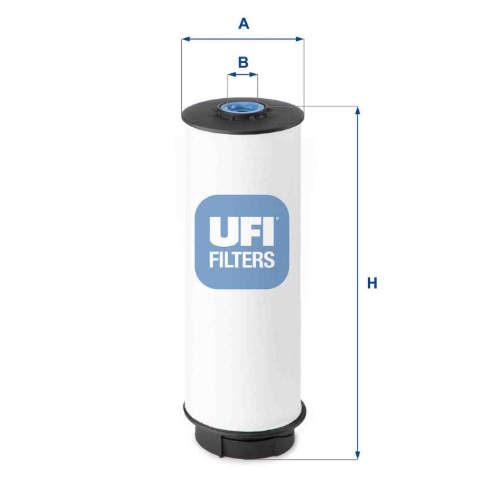 NEUTRO.jpg Filtro carburante 26.080.00 UFI per IVECO