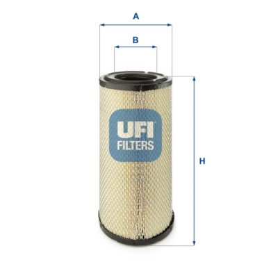NEUTRO.jpg Filtro aria 27.356.00 UFI per IVECO