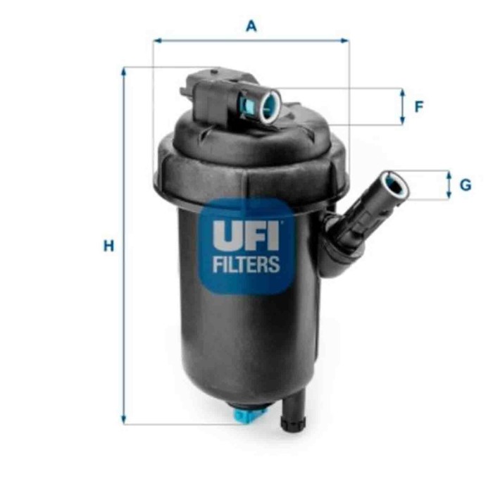 NEUTRO.jpg Filtro carburante 55.139.00 UFI per FIAT