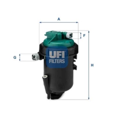 NEUTRO.jpg Filtro carburante 55.181.00 UFI per FIAT LANCIA