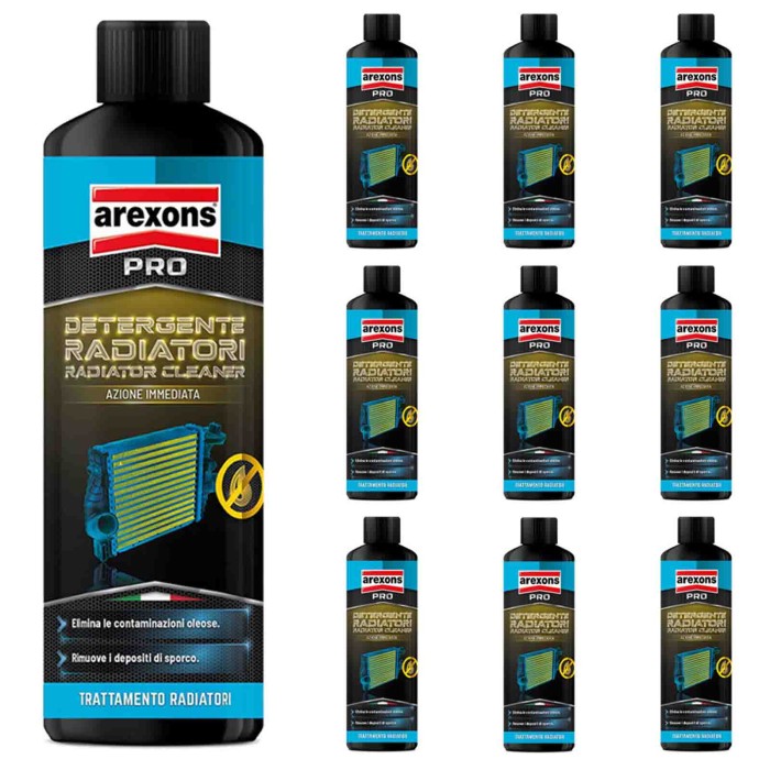 3508_1.jpg Arexons 3508 Detergente Per Radiatori Kit Promo 10 Pezzi X 500 Ml