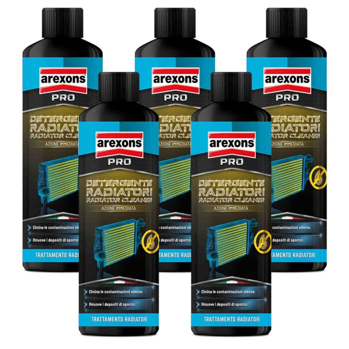 3508_1.jpg Arexons 3508 Detergente Per Radiatori Kit Promo 5 Pezzi 500 Ml