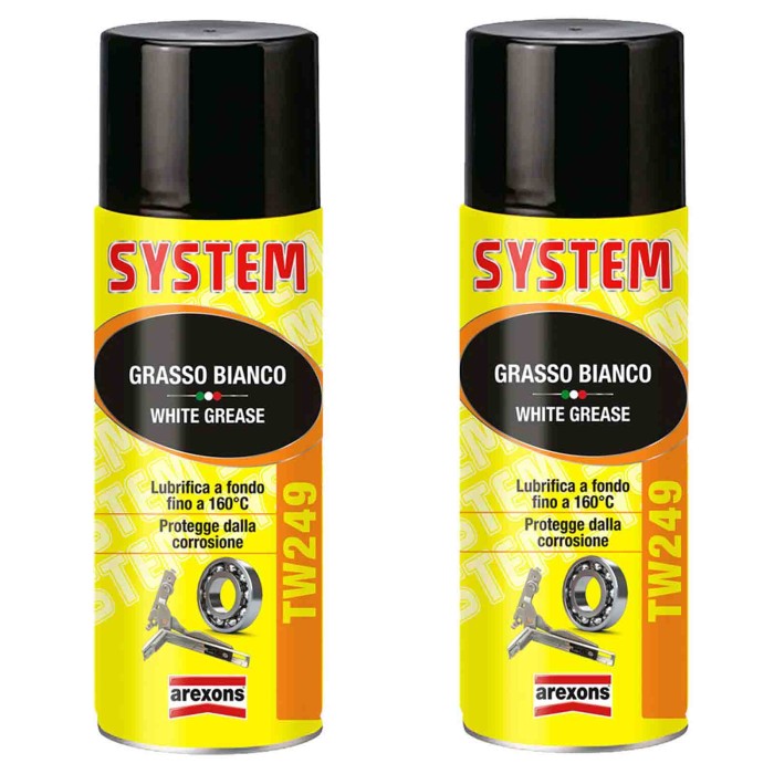 4249_1.jpg Grasso Spray Arexons System Tw249 Lubrificante Parti Metalliche Kit Promo 2 Pezzi X 400ml