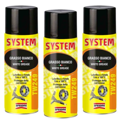 4249_1.jpg Grasso Spray Arexons System Tw249 Lubrificante Parti Metalliche Kit Promo 3 Pezzi X 400ml