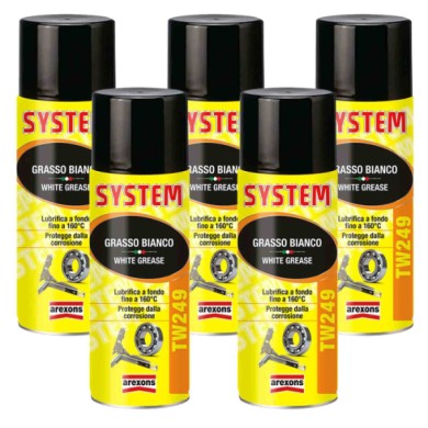 4249_1.jpg Grasso Spray Arexons System Tw249 Lubrificante Parti Metalliche Kit Promo 5 Pezzi X 400ml