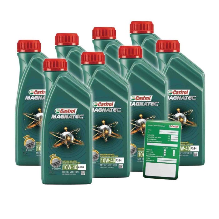 CAS2.jpg Castrol Magnatec 10w-40 Stop-start Olio Motore Auto Diesel Benzina Kit Promo 8 Litri