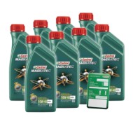 CAS2.jpg Castrol Magnatec 10w-40 Stop-start Olio Motore Auto Diesel Benzina Kit Promo 8 Litri