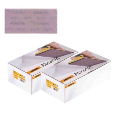 MIK2.jpg Mirka Abranet 115x230mm G 180 5411205018 Kit Promo 100 Pezzi Foglio Abrasivo Grana Media