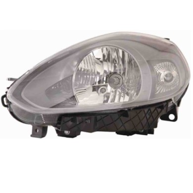 GRPUNTO.jpg Proiettore Sinistro H4 Elettrico Con Motore Per Fiat Punto Evo Dal 2009 Al 2012