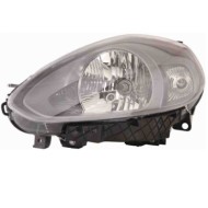 Proiettore Sinistro H4 Elettrico Con Motore Per Fiat Punto Evo Dal 2009 Al 2012 Proiettore Sinistro H4 Elettrico Con Motore Per Fiat Punto Evo Dal 2009 Al 2012