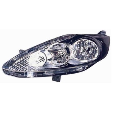 FORD FIESTA 2008-2012.jpg Proiettore Sinistro H7+h1 Elettrico Con Motore Per Ford Fiesta Mk Vi Dal 2008 Al 2012