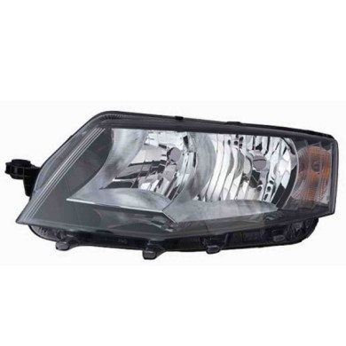 001138_AUTO.JPG Proiettore H7-h15 Con Motor. Elettrico Per Skoda Octavia Lato Destro Dal 2013/06 Al 2016/12