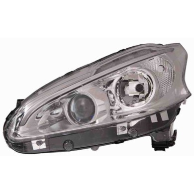 001066_AUTO.JPG Proiettore H7-h7 C/luce Diurna A Led Regolazione Elettrica Per Peugeot 208 Lato Sinistro Dal 2012/04 Al 2014/12