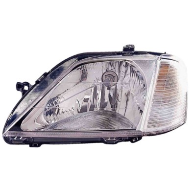000587_AUTO.JPG Proiettore H4 Elettrico Senza Motore Per Dacia Logan Lato Sinistro Dal 2006/01 Al 2008/10