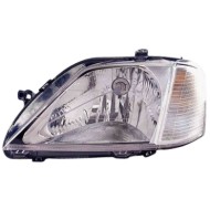Proiettore H4 Elettrico Senza Motore Per Dacia Logan Lato Sinistro Dal 2006/01 Al 2008/10