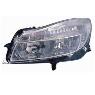 Proiettore H7-h1 Con Motore Elettrico Per Opel Insignia Lato Sinistro Dal 2009/02 Al 2013/10