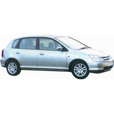 36600.JPG Proiettore H4 Elettrico Senza Motore Per Civic 45415 Porte Lato Sinistro Dal 2001/03 Al 2003/10